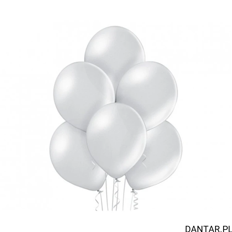 Balony metalizowane srebrne 12 cali Belbal a100