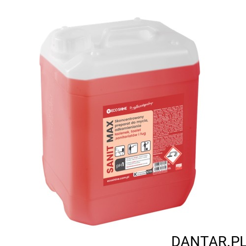 Eco Shine Sanit Max 5 l, koncentrat do mycia i odkamieniania łazienek a1