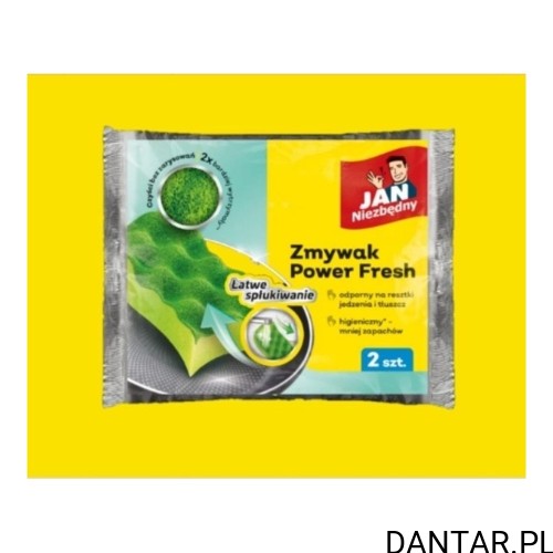 Zmywak do naczyń Jan Niezbędny power fresh a2/20 EAN 5900536366616