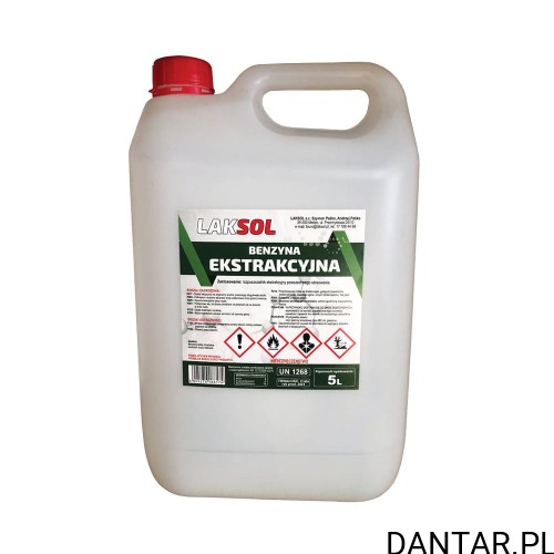 Benzyna ekstrakcyjna Laksol 5 l EAN 5908037263076