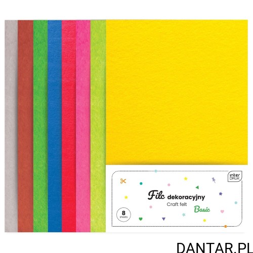 Filc dekoracyjny basic Interdruk a8 EAN 5902277263797