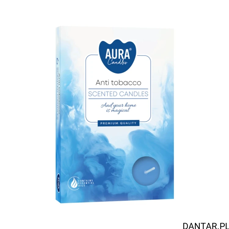 Podgrzewacze zapachowe 4h Aura Candles antytabak a6 EAN 5906927015699