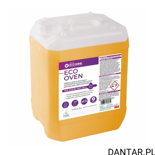 Eco Shine Eco Oven Cleaner 5 l, preparat do grilli, piekarników i okapów a1 EAN 5902838432655
