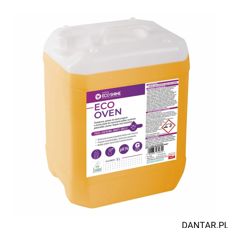 Eco Shine Eco Oven Cleaner 5 l, preparat do grilli, piekarników i okapów a1 EAN 5902838432655
