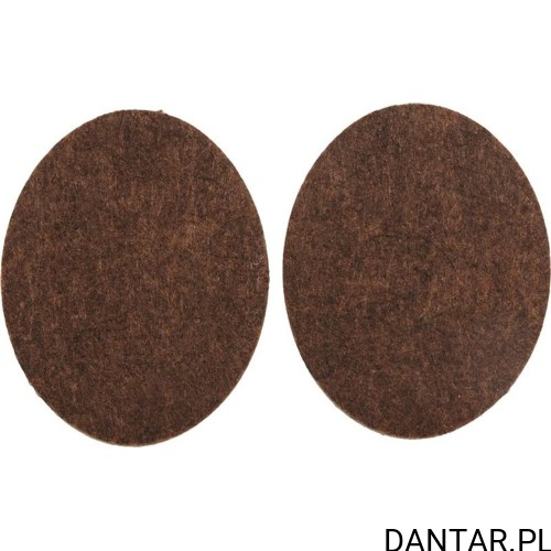 Podkładki filcowe śr 50mm brązowe a2 74856 EAN 5906083748561