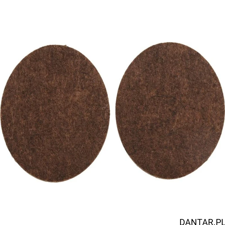 Podkładki filcowe śr 50mm brązowe a2 74856 EAN 5906083748561