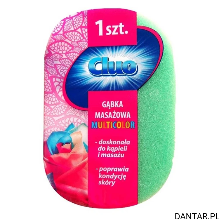 Gąbka kąpielowa do masażu Multicolor Cluo 1 szt. EAN 5903355090342