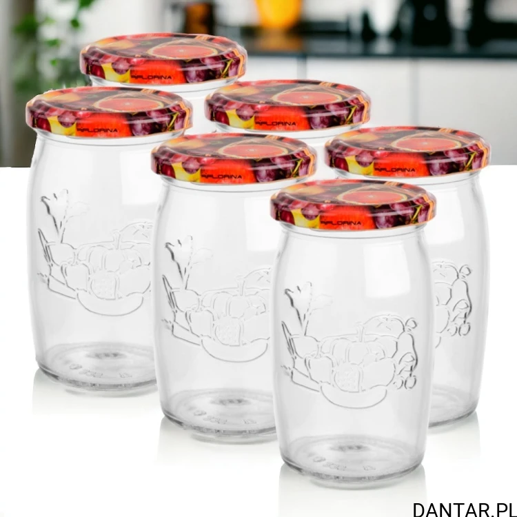 Słoiki 335ml z nakrętką Florentyna a6 EAN 5902719562594