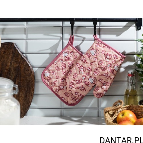 Rękawica kuchenna 18x25cm + łapka 20x20cm smart Miss Lucy EAN 5907758658246