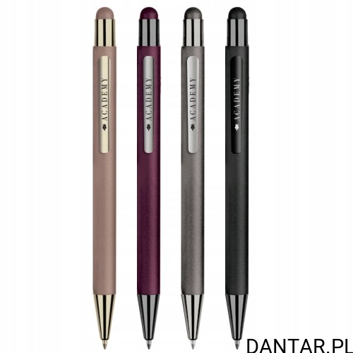 Długopis metalowy automatyczny czarny Touchpad Academy a1/24/288 EAN 5902277389183