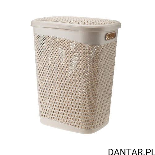 Kosz na bieliznę ORION 55 l 02893 beżowy