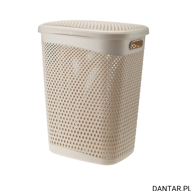 Kosz na bieliznę ORION 55 l 02893 beżowy