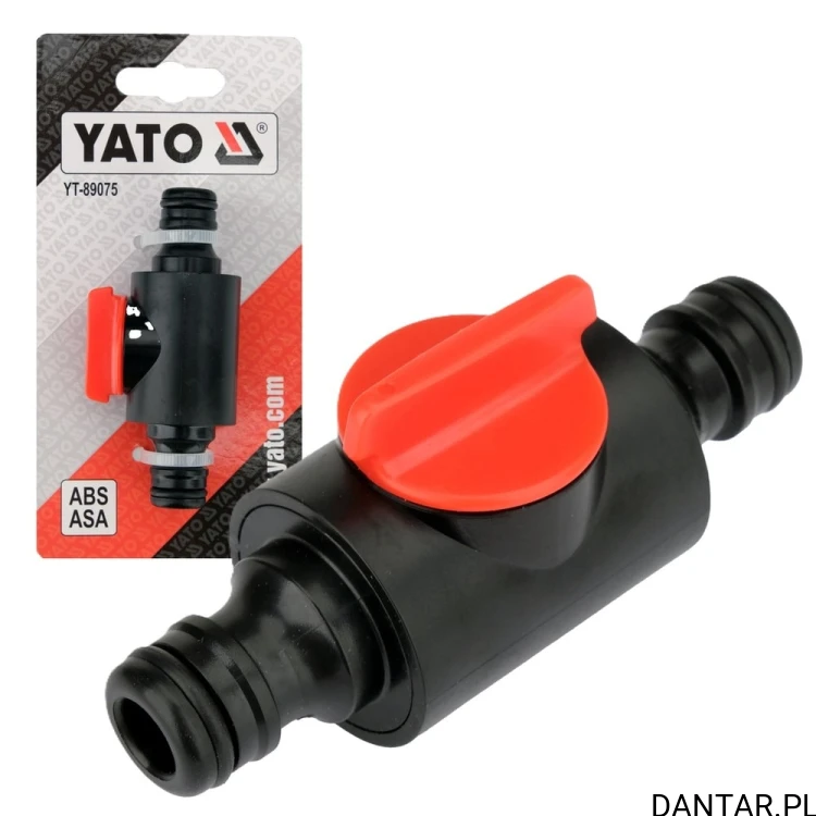 Zawór do łączenia 2 szybkozłączek z zaworem Yato YT-89075