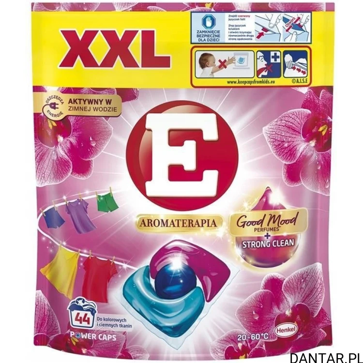 Kapsułki do prania E Power Caps aromaterapia orchidea kolor XXL a44