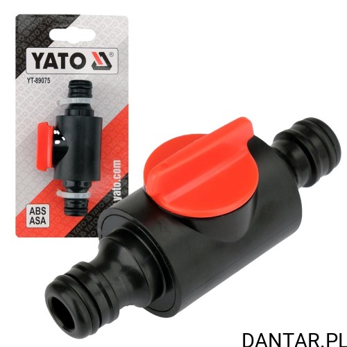 Zawór do łączenia 2 szybkozłączek z zaworem Yato YT-89075