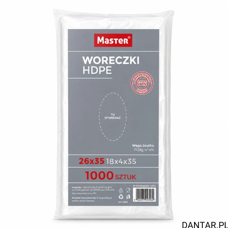 Worki HDPE 18x4x38 Master a1/10