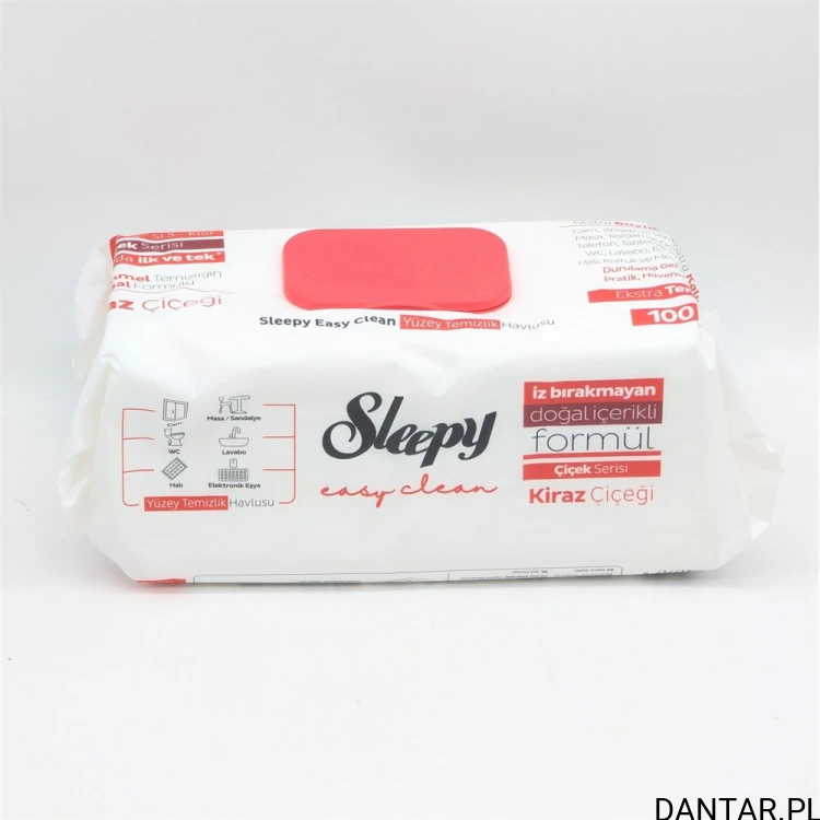 Chusteczki do czyszczenia Sleepy Easy Clean Kwiat Wiśni 100 szt. a100/6