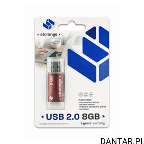 Pen drive 8GB USB 2.0 Storange Basic Blue