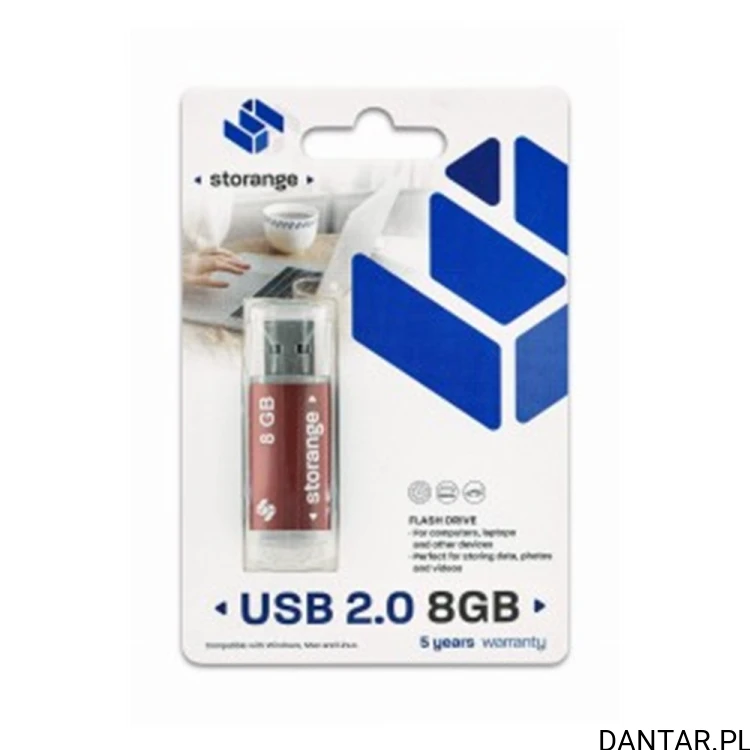 Pen drive 8GB USB 2.0 Storange Basic Blue