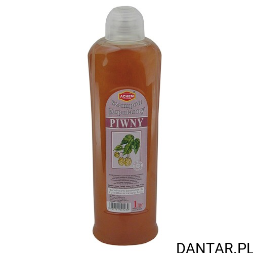 Szampon do włosów 1 l Achem Popularny Piwny a1/17