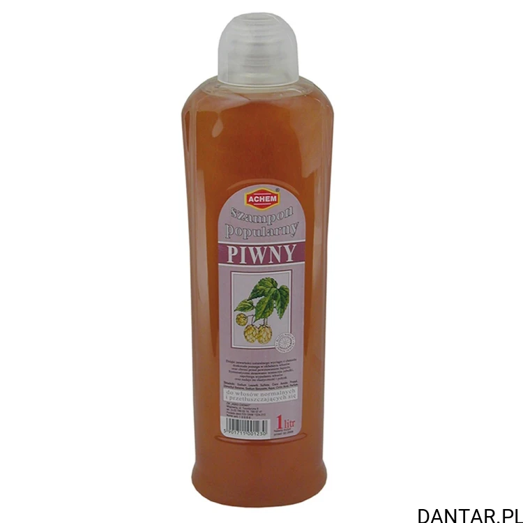 Szampon do włosów 1 l Achem Popularny Piwny a1/17