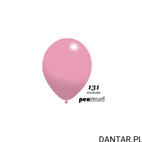 Balony lateksowe Penword jasnoróżowe 10 cali 100 sztuk