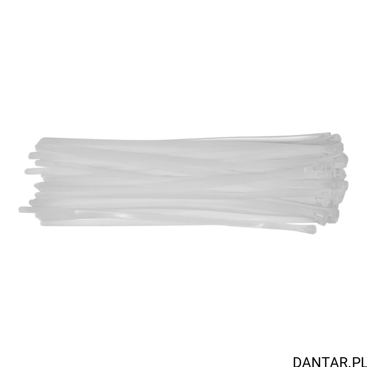 Opaski zaciskowe rozpinane Yato 7,6 x 350 mm białe a50 YT-70666