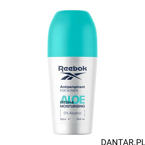 Antyperspirant Reebok Women Fresh & Moisturizing Aloe roll-on 50 ml