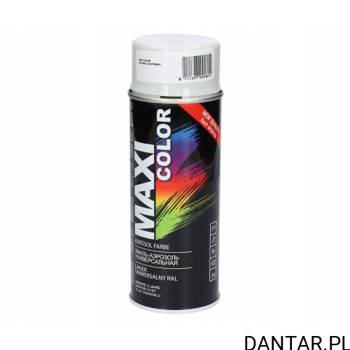 Lakier Maxi Color RAL 7035 jasnoszary połysk 400 ml, puszka