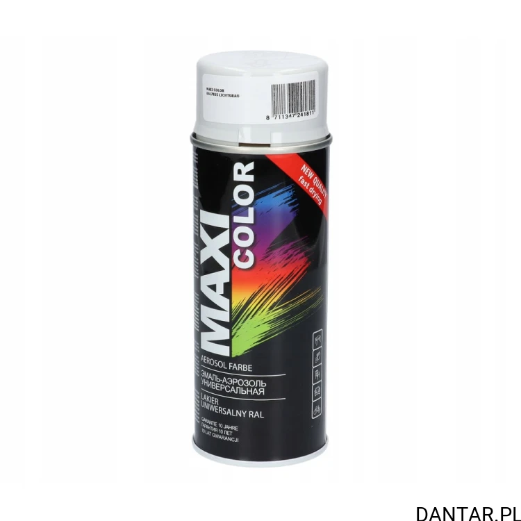 Lakier Maxi Color RAL 7035 jasnoszary połysk 400 ml, puszka