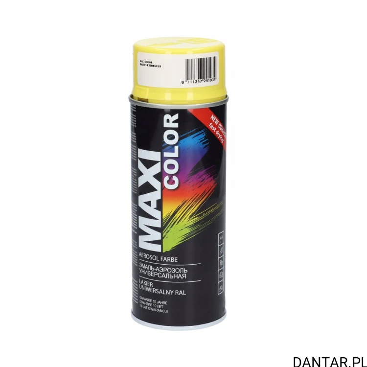 Lakier Maxi Color RAL 1018 żółty połysk 400 ml, puszka