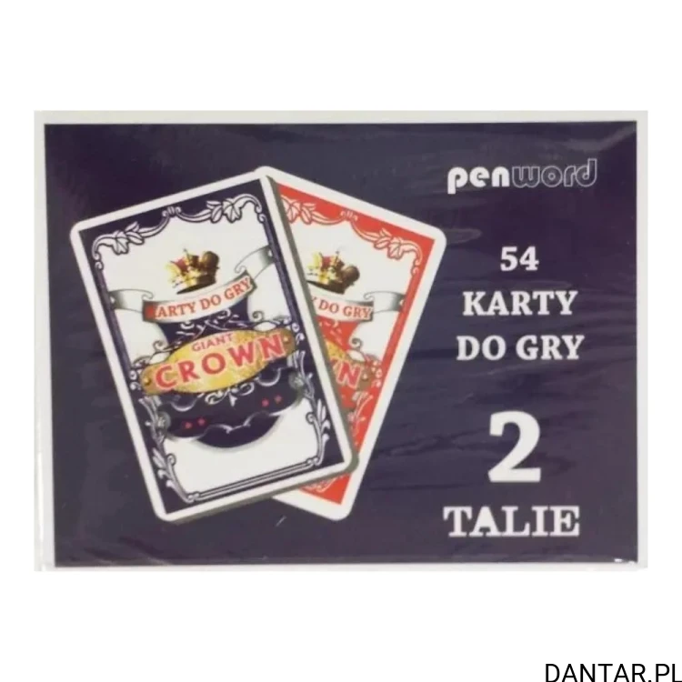 Zestaw 2 talii kart do gry Penword po 54 karty a2