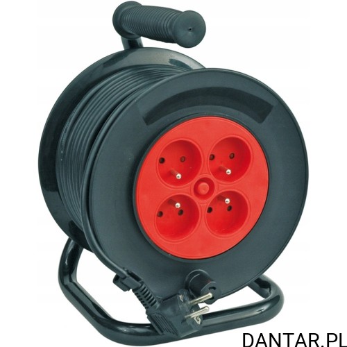 Przedłużacz bębnowy Vorel 82682 25 m 4 gniazda 3Gx1,0 mm² a1