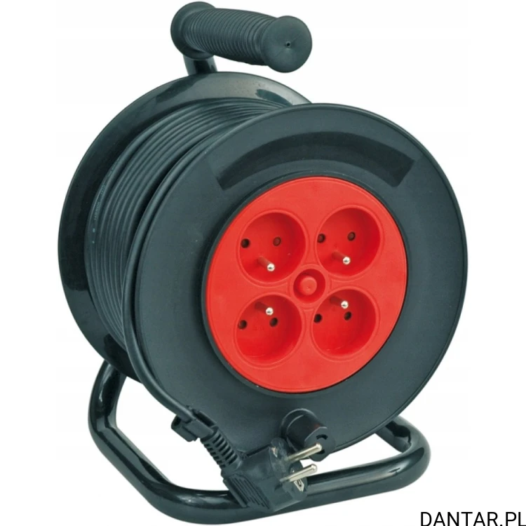 Przedłużacz bębnowy Vorel 82682 25 m 4 gniazda 3Gx1,0 mm² a1