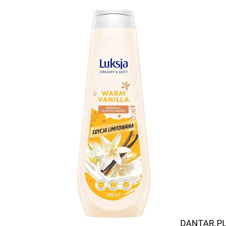 Luksja kremowy płyn do kąpieli warm vanilla 900ml