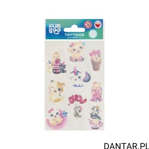 Tatuaże kotki Sticker Boo