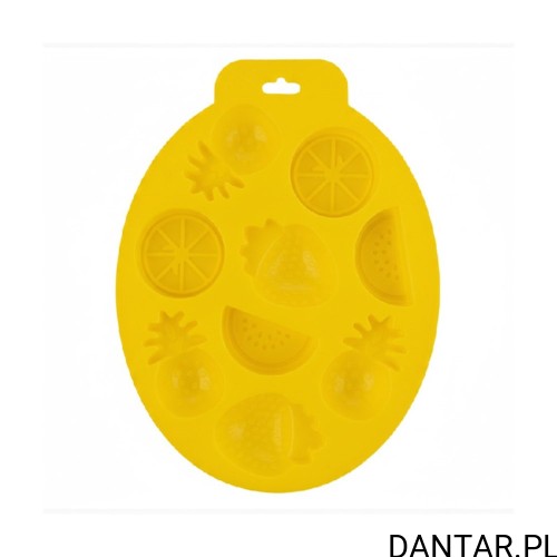 Foremka silikonowa na kostki lodu Amarelo 22,5 x 17 cm