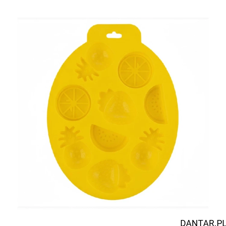 Foremka silikonowa na kostki lodu Amarelo 22,5 x 17 cm