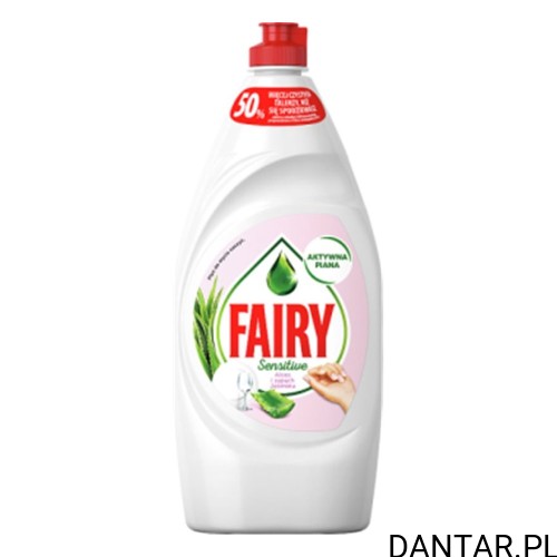 Fairy Sensitive Aloes i jaśmin płyn do naczyń 900 ml