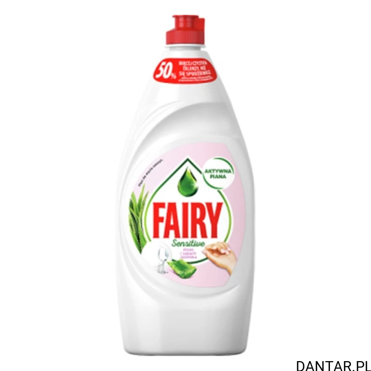 Fairy Sensitive Aloes i jaśmin płyn do naczyń 900 ml