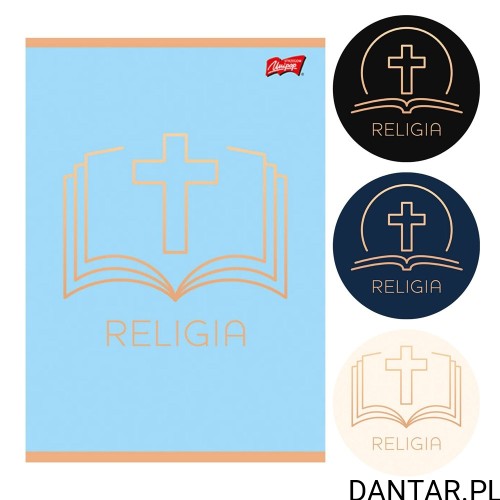 Zeszyt A5 Religia Unipap, mix wzorów okładki