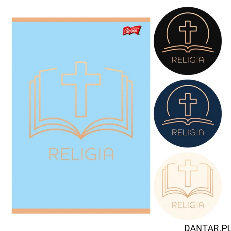 Zeszyt A5 Religia Unipap, mix wzorów okładki