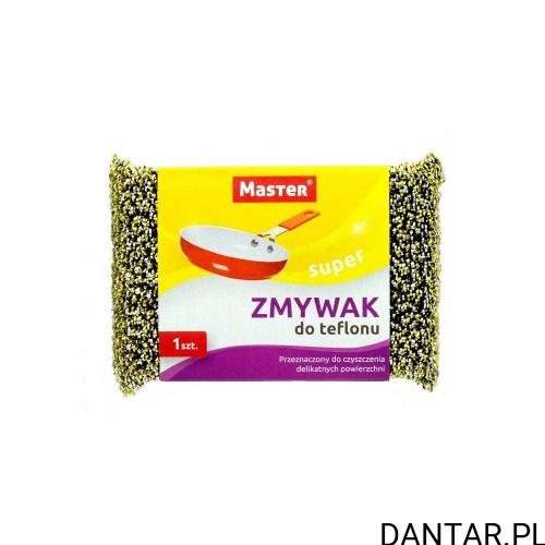 Złoty zmywak Master S062 do delikatnych powierzchni w opakowaniu jednostkowym