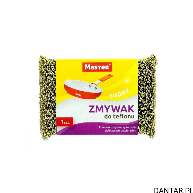 Złoty zmywak Master S062 do delikatnych powierzchni w opakowaniu jednostkowym