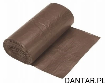 Worki 240l na śmieci brązowy LD ECO a10/20