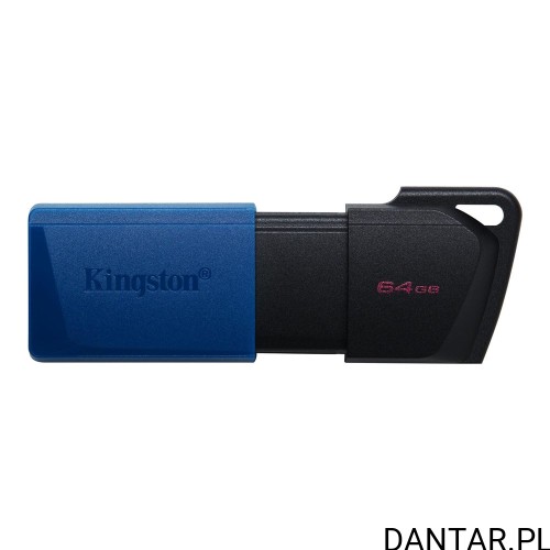 Czarno-niebieski pendrive Kingston DataTraveler Exodia M 64 GB