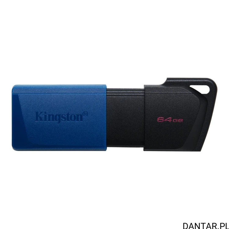 Czarno-niebieski pendrive Kingston DataTraveler Exodia M 64 GB