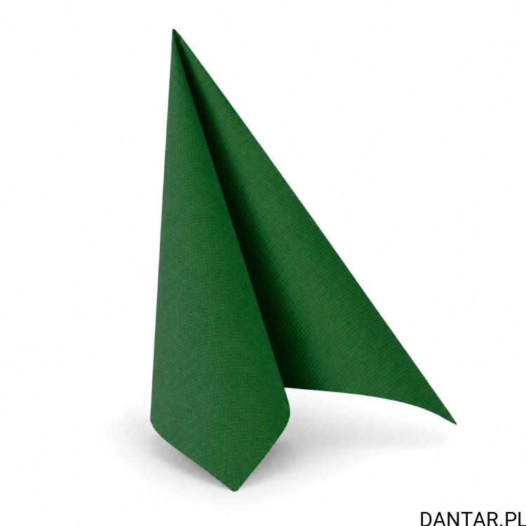 Serwetka PAPSTAR Royal Collection ciemnozielona, 40 x 40 cm, 1/4