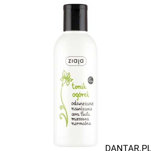 Tonik do twarzy Ziaja ogórek 200 ml