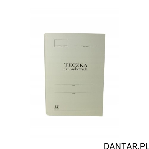 Teczka do akt osobowych A4 biała Barbara 0822002